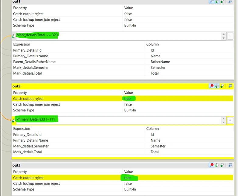 How to use Catch Output Reject in tMap Component with Examples