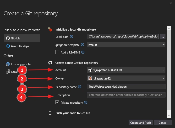 Git Details Account Image