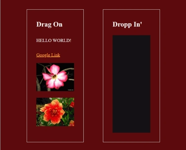Drag and Drop