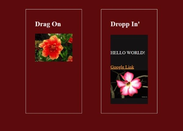 Drag and Drop