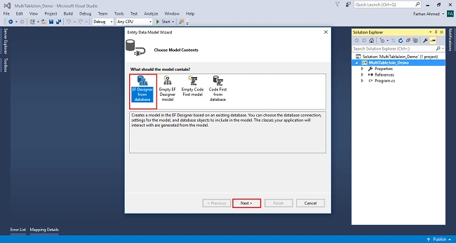 How to use Join operation with multiple SQL database tables Using LINQ