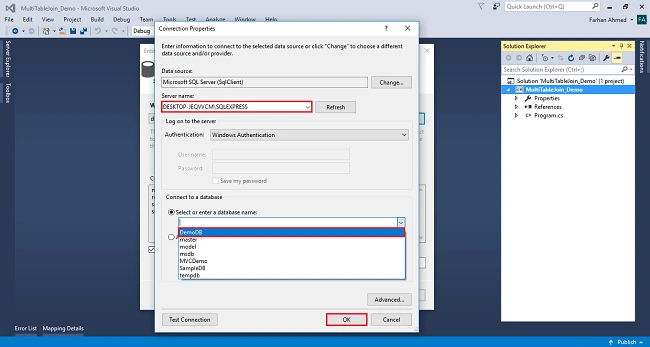 How to use Join operation with multiple SQL database tables Using LINQ