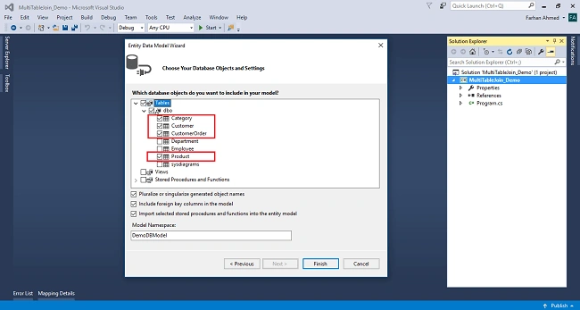 How to use Join operation with multiple SQL database tables Using LINQ