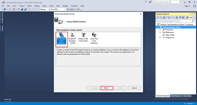 How To Use Join Operations With Database Using LINQ