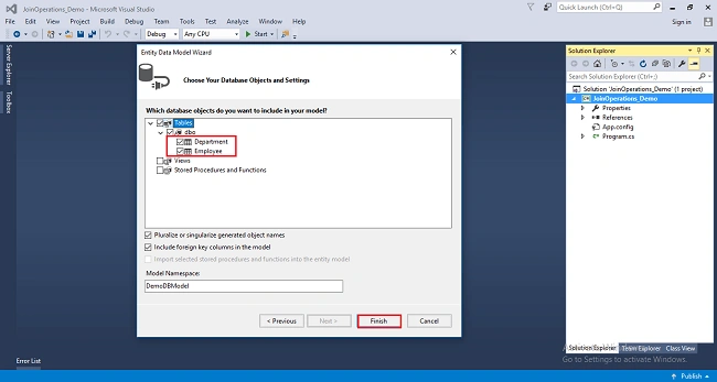 How To Use Join Operations With Database Using LINQ