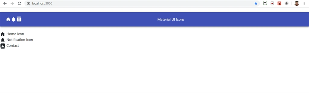 How To Use Material UI Icons In ReactJS Application