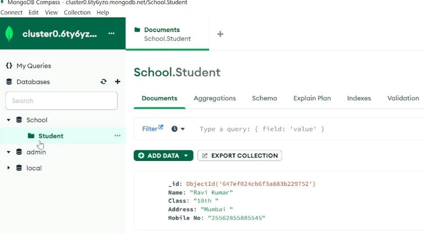 Database collection
