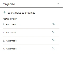 News Web-part in the Sharepoint Page