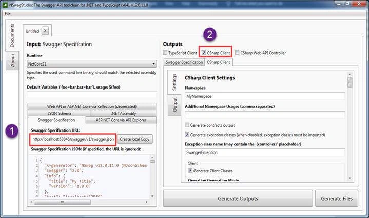 How To Use Nswag With ASP.NET Core And Generate Client Code With Nswag Studio