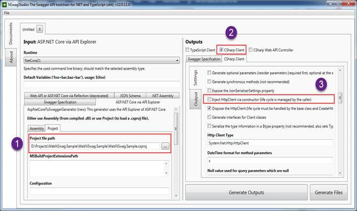 How To Use Nswag With ASP.NET Core And Generate Client Code With Nswag Studio