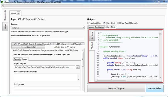 How To Use Nswag With ASP.NET Core And Generate Client Code With Nswag Studio