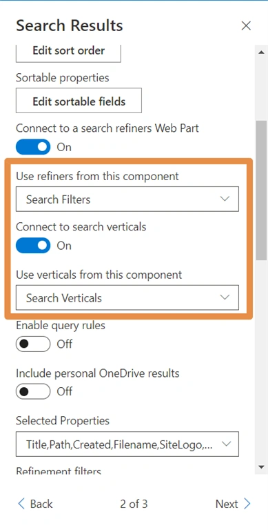 How To Use PnP Search Filters And Search Vertical Webpart