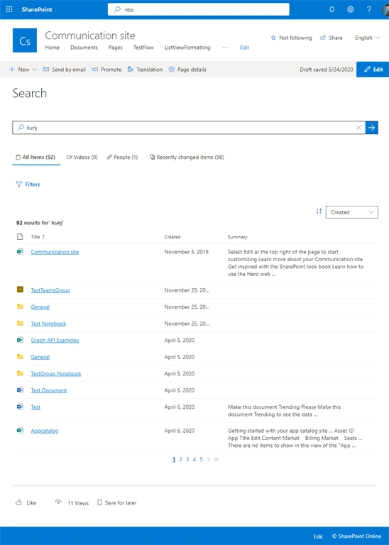 How To Use PnP Search Filters And Search Vertical Webpart