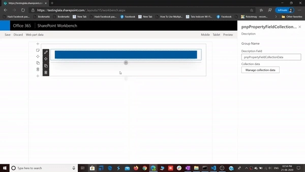 How To Use PropertyFieldCollectionData In SPFx Property Pane