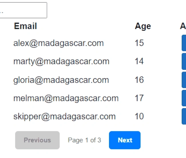 Pagination