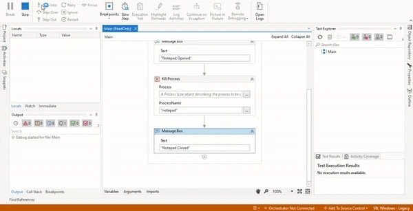 How to use Start Process Activity and Kill process Activity in UiPath using UiPath Studio