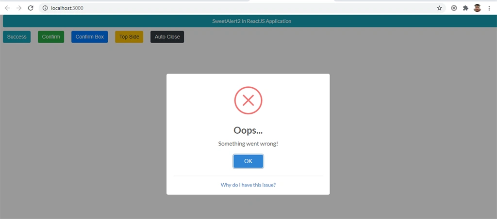 How To Use Sweetalert2 in React Application