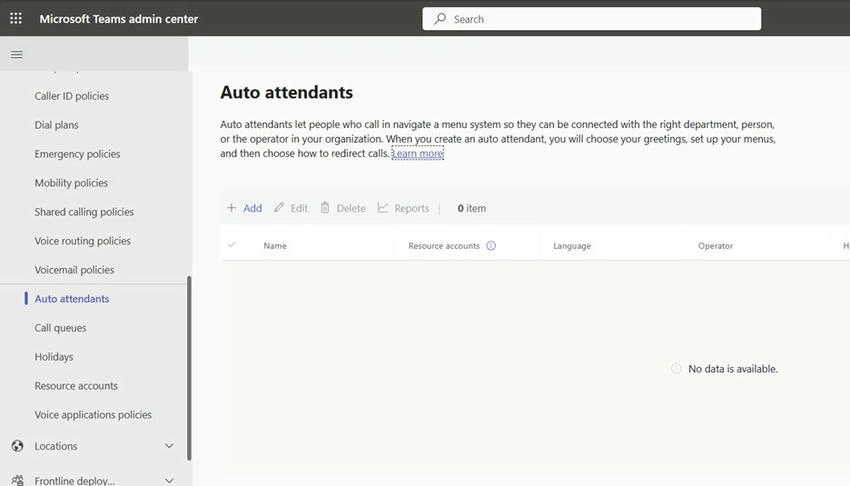 Auto Attendants