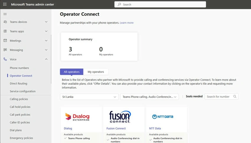 Operator Connect
