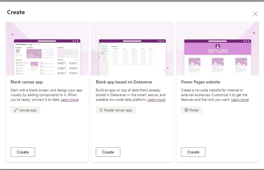 create Canvas application