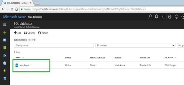 Azure SQL Database
