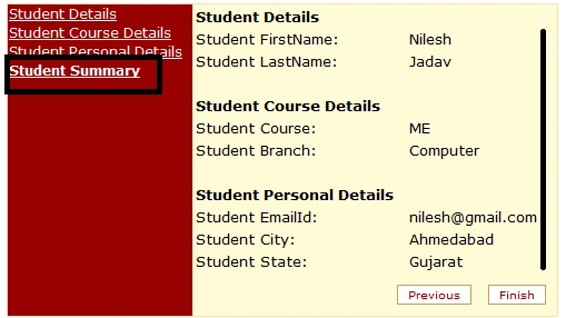 Student Summary