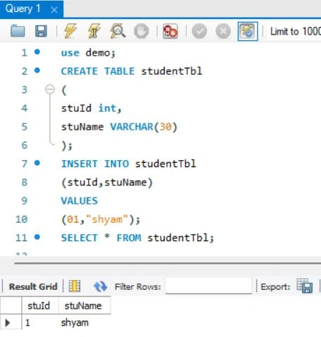 MySQL Workbench