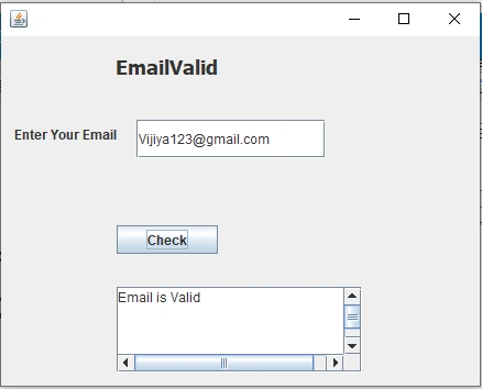 Email is not Valid