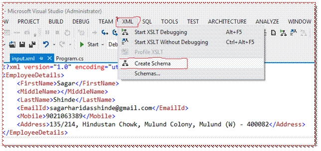 XSD in C#