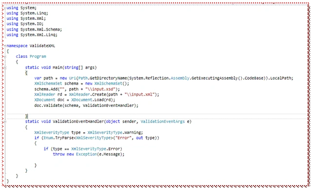 XSD in C#