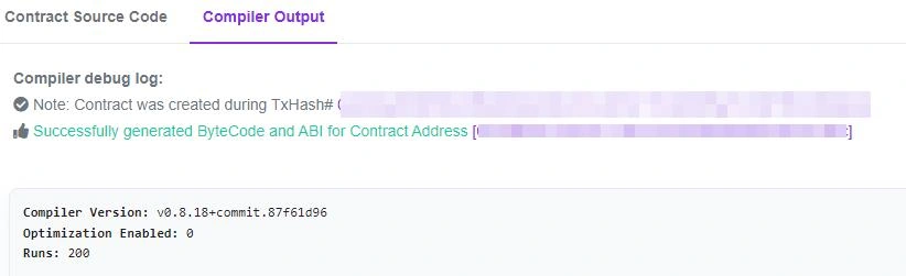 Verification successful