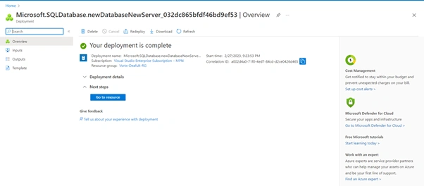 How to Work with Microsoft Azure Cloud SQL Service