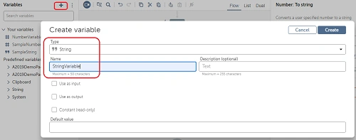 How to work with Number package in Automation Anywhere