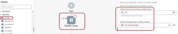 How to work with Number package in Automation Anywhere