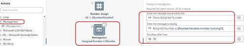 How to work with Number package in Automation Anywhere