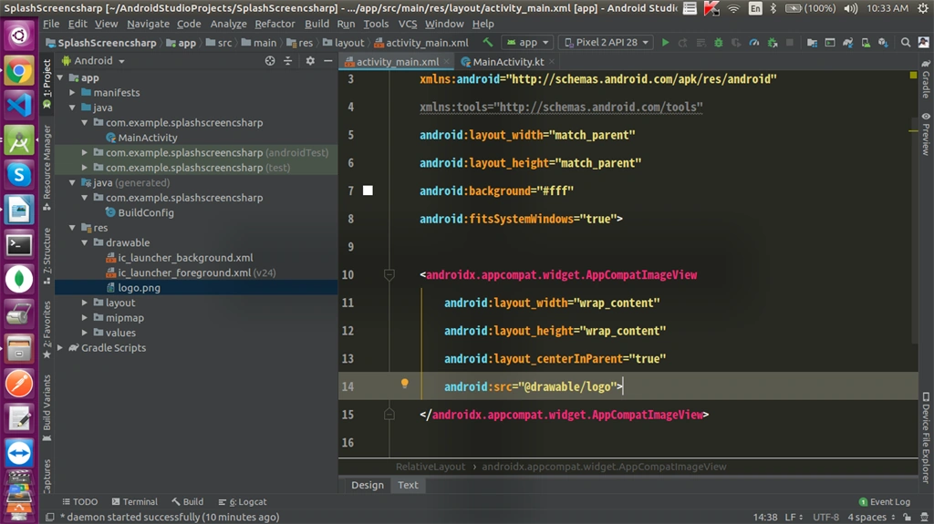 How We Can Create Splash Screen Using Kotlin In Android Studio