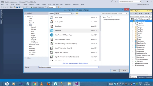 How We Change Database In Web.config File Programmatically