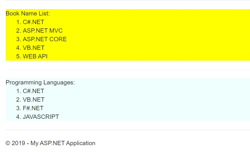 HTML Helpers In ASP.NET MVC 5