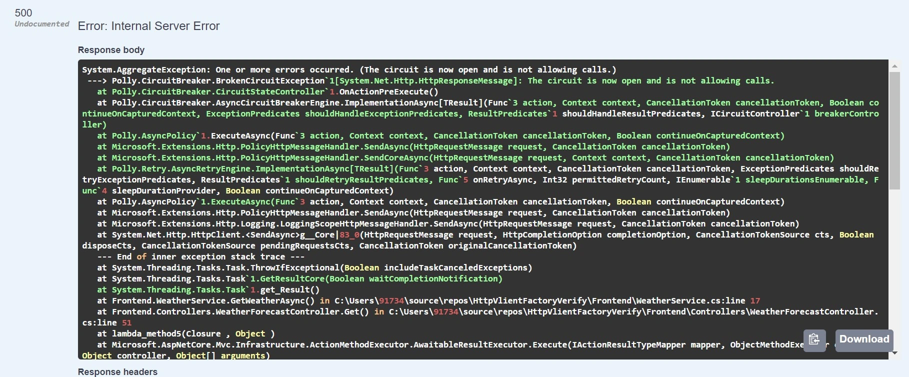 HTTP best practices using ASP.NET Core and Polly
