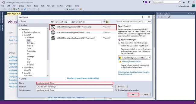 HttpStatusCodeResult In ASP.NET MVC
