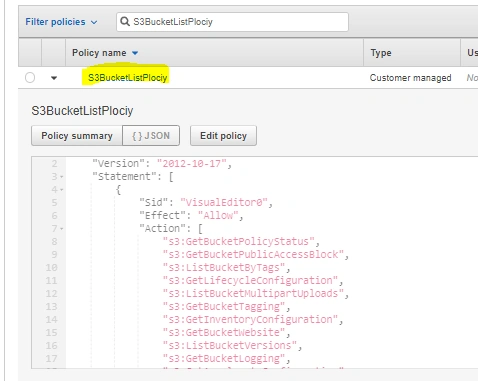 IAM Policis In AWS Account And Service Layer