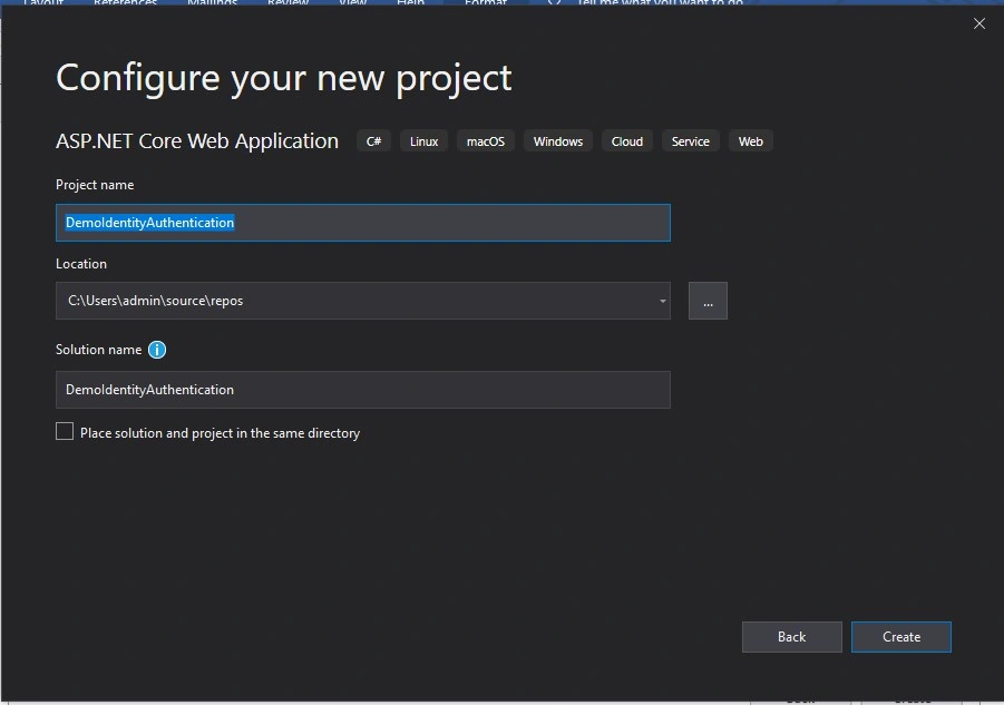 Identity-Based Authentication In .NET Core 3.0 Using In-Memory Database