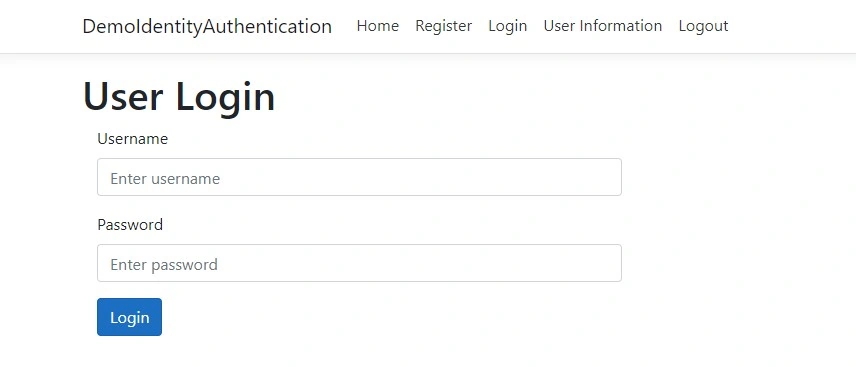 Identity-Based Authentication In .NET Core 3.0 Using In-Memory Database