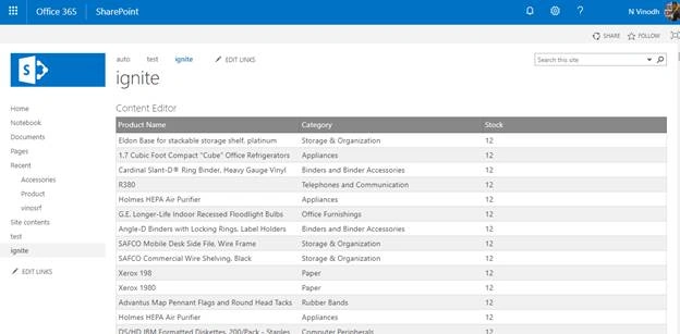 Ignite UI Data grid