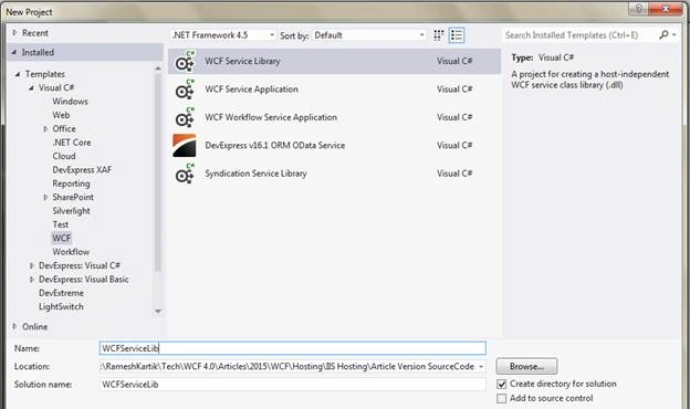 Create a service library