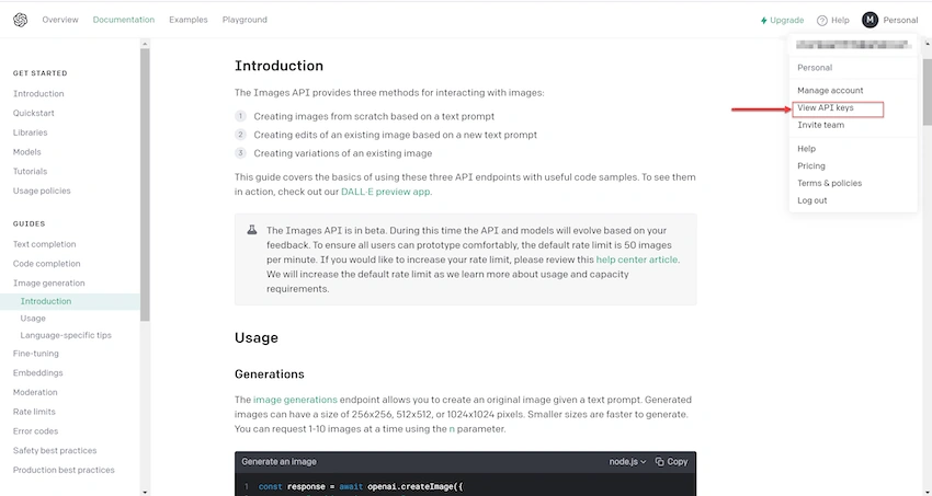 Image Generation using Open AI Image Creation API in Angular