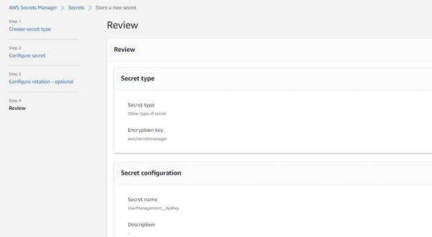 Implement AWS Secrets Manager in Asp.Net Core