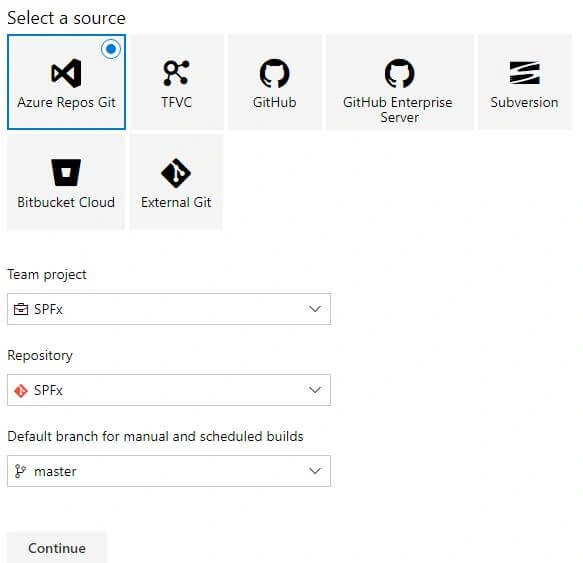 Implement CI / CD For SharePoint Framework
