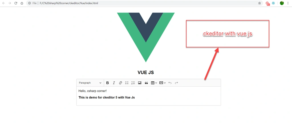 Implement CkEditor 5 With Angular, React And Vue JS