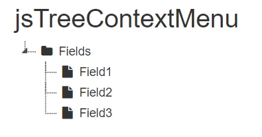 Implement Custom ContextMenu In jsTree